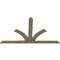 Ekena Millwork Richland Rough Sawn Timber Gable Bracket, Douglas Fir, 96"W x 56"H x 2"D x 6"F, 14/12 Pitch GBW096X56X0206RIC00RDF - alternate 5